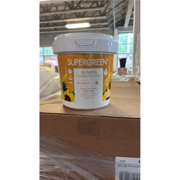 BOX OF 6 2KG SUPERGREEN ALL PURPOSE 20-20-20 NUTRIENTS