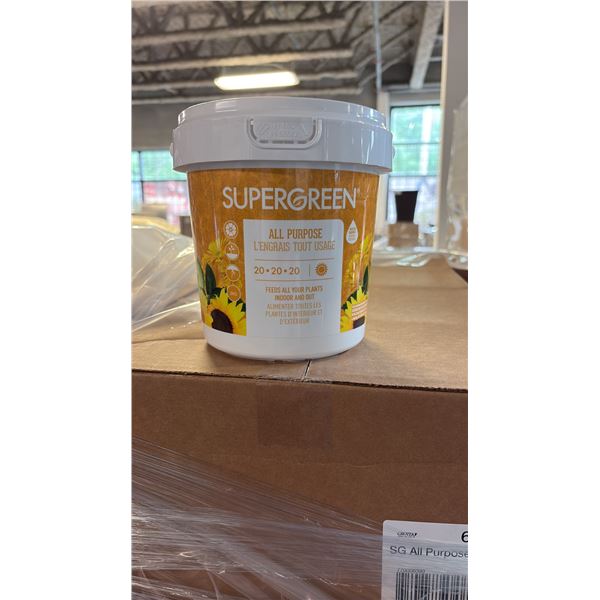 BOX OF 6 2KG SUPERGREEN ALL PURPOSE 20-20-20 NUTRIENTS