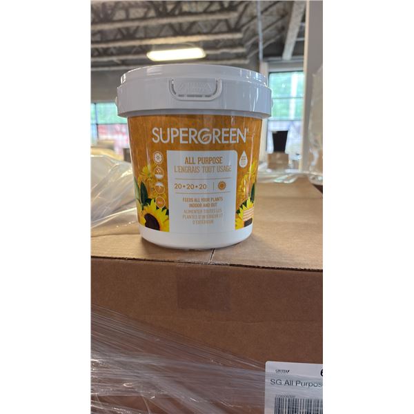 BOX OF 6 2KG SUPERGREEN ALL PURPOSE 20-20-20 NUTRIENTS