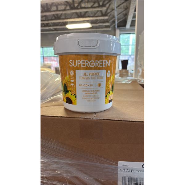 BOX OF 6 2KG SUPERGREEN ALL PURPOSE 20-20-20 NUTRIENTS
