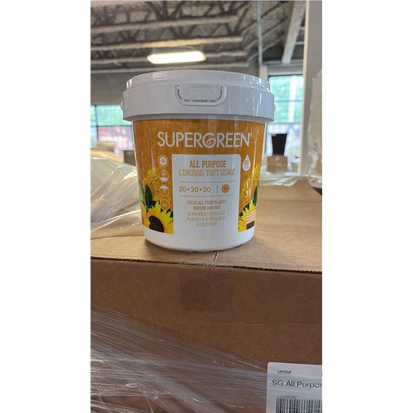 BOX OF 6 2KG SUPERGREEN ALL PURPOSE 20-20-20 NUTRIENTS