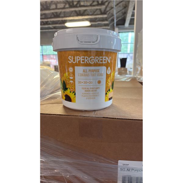 BOX OF 6 2KG SUPERGREEN ALL PURPOSE 20-20-20 NUTRIENTS