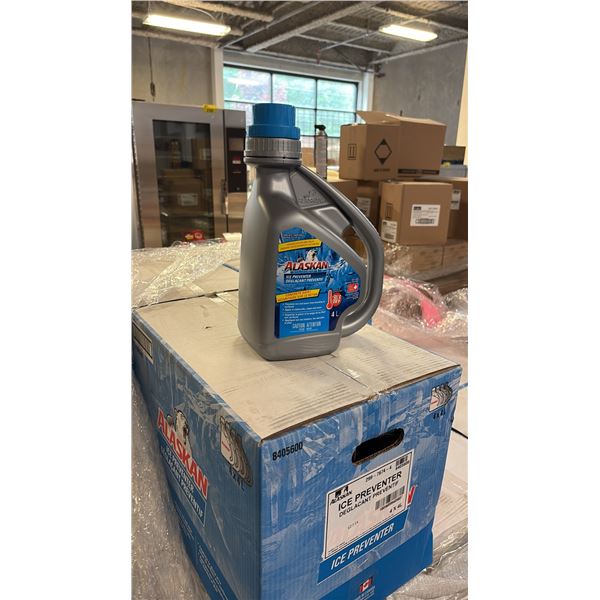 BOX OF 4X4 LITERS ALASKAN ICE PREVENTER