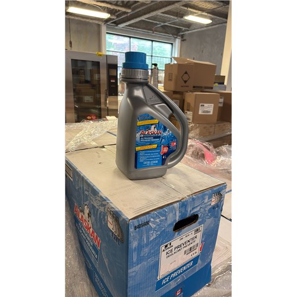 BOX OF 4X4 LITERS ALASKAN ICE PREVENTER