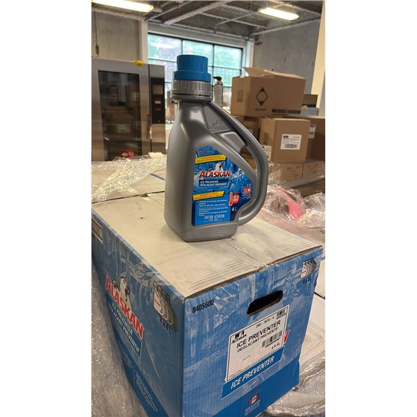 BOX OF 4X4 LITERS ALASKAN ICE PREVENTER