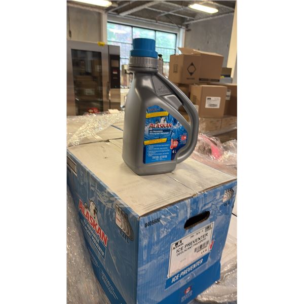 BOX OF 4X4 LITERS ALASKAN ICE PREVENTER