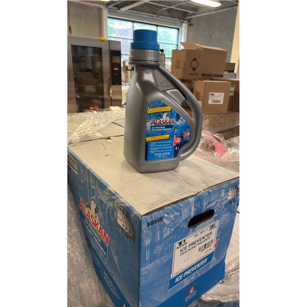 BOX OF 4X4 LITERS ALASKAN ICE PREVENTER