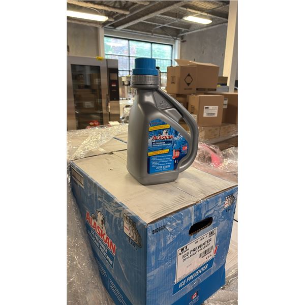 BOX OF 4X4 LITERS ALASKAN ICE PREVENTER