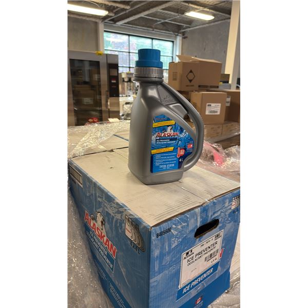 BOX OF 4X4 LITERS ALASKAN ICE PREVENTER