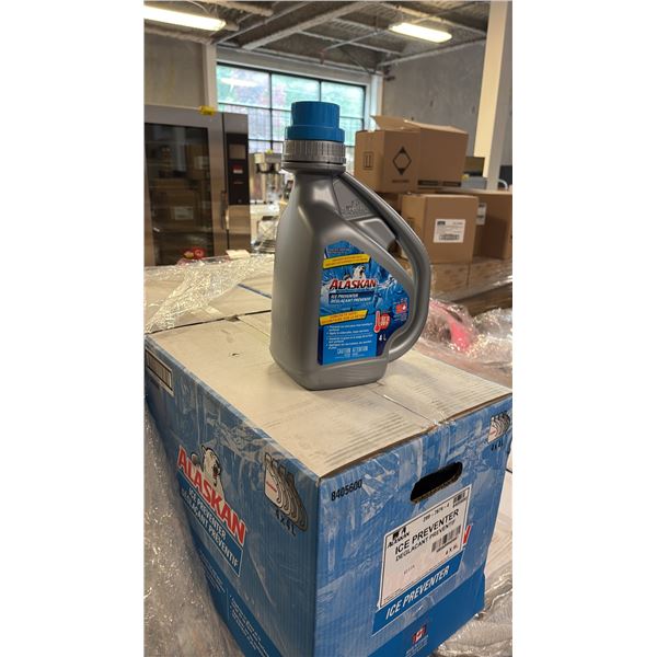 BOX OF 4X4 LITERS ALASKAN ICE PREVENTER