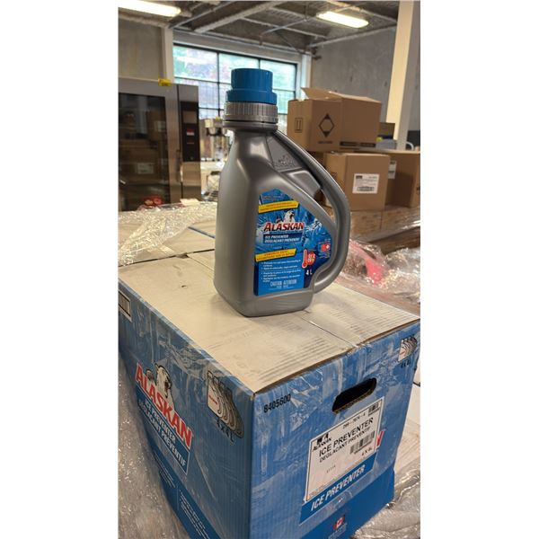 BOX OF 4X4 LITERS ALASKAN ICE PREVENTER
