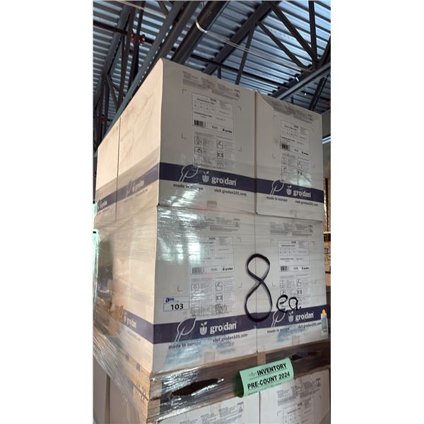 8 BOXES OF GRODAN GROW-CUBES 3 BAGS 2 CU FT PER BAG