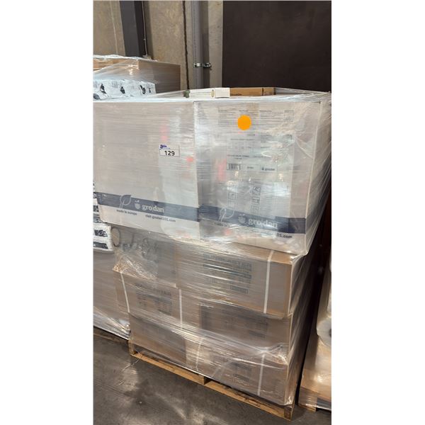 BULK COMMERCIAL GROW LOT: 12 BAGS GRODAN CHUNKS & 24 SUNBLASTER T5HO LIGHTS 15 BOXES