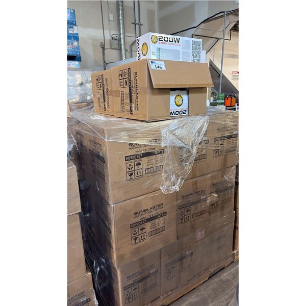 SUNBLASTER 200W 6400K 14,000 LUMENS PROPAGATION/GROW LIGHT 22 BOXES 6/BOX