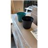 Image 2 : PALLET OF MIXED PLANTERS INCL 7 SATURN MANGO PLANTER 12PK/BOX MINT GREEN AND MORE