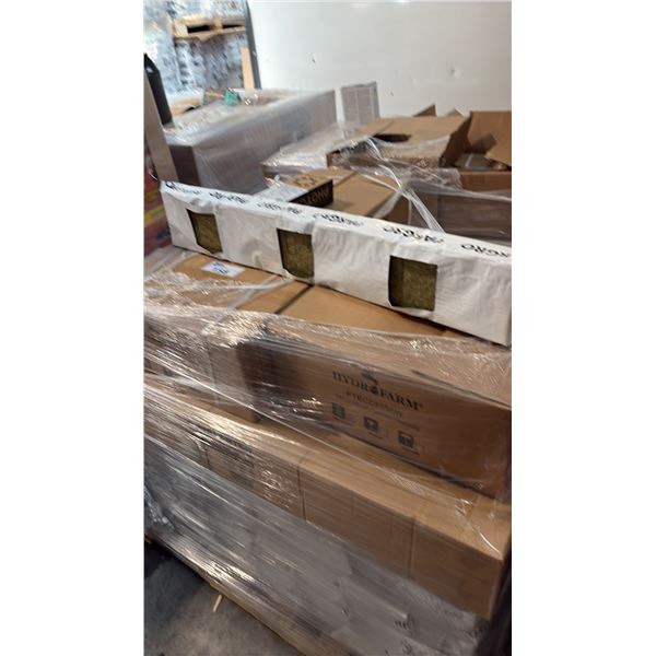 MIXED ITEMS INCL PARGRO STONE WOOL (ROCKWOOL) GROWING MEDIA, HYDROFARM PTBCC8850W PHOTOBIO PHOTOLOC