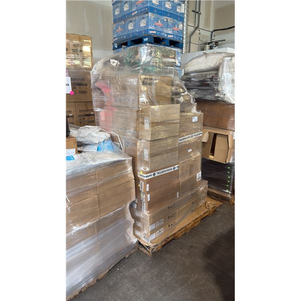 PALLET OF MIXED ITEMS INCL RAINDRIP FLAG DRIPPERS NON-PRESSURE COMPENSATING, LAMINAR FLOW DRIP