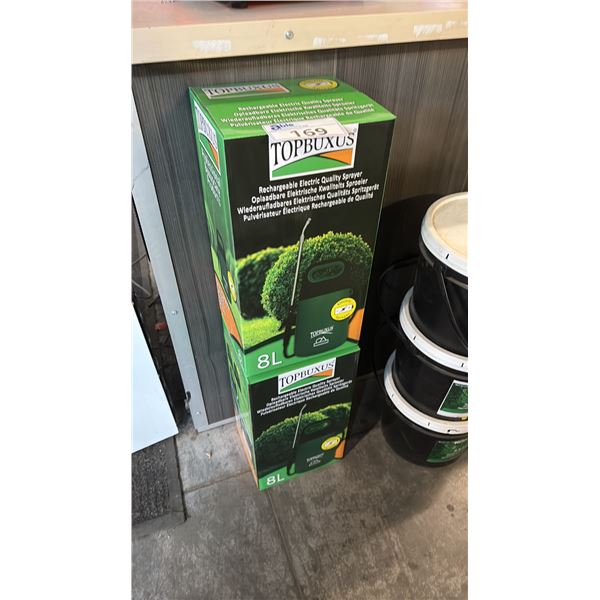 2 TOPBUXUS 8L RECHARGEABLE ELECTRIC SPRAYER 2-GALLON (8-LITRE) BATTERY-POWERED SPRAYERS