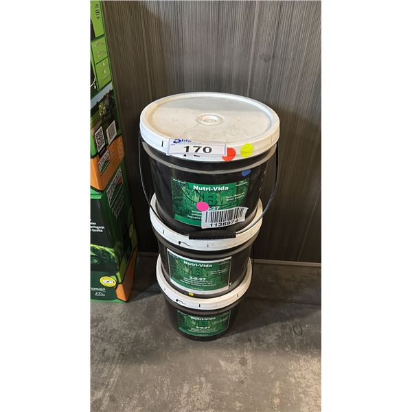 3 NUTRI-VIDA 3-9-27 SPECIALIZED POWDERED FERTILIZER NUTRIENT 10KG