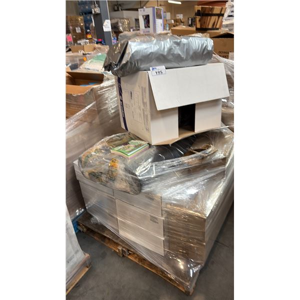MIXED ITEMS INCL GRODAN GROW-CHUNKS, DEWITT CONTRACTOR SELECT LANDSCAPE FABRIC, 6PK, OF WHITE POLY