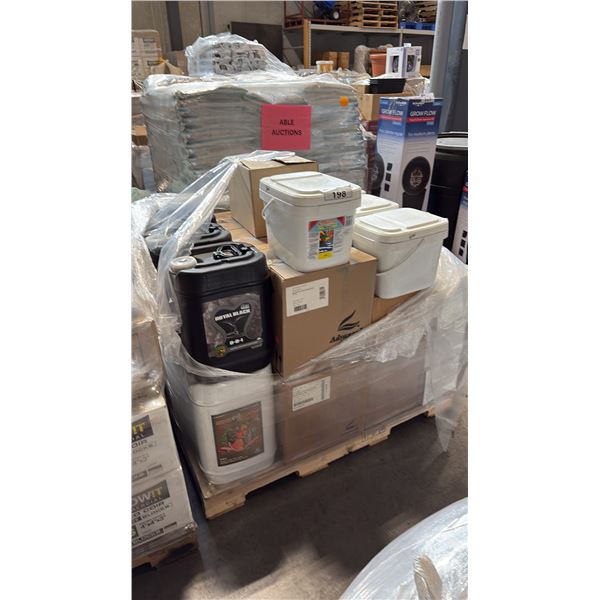 MIXED ITEMS INCL 23L SENSI COCO PART B 0-4-5, ROYAL BLACK 0-0-1, TECHNAFLORA, GROTEK AND MORE