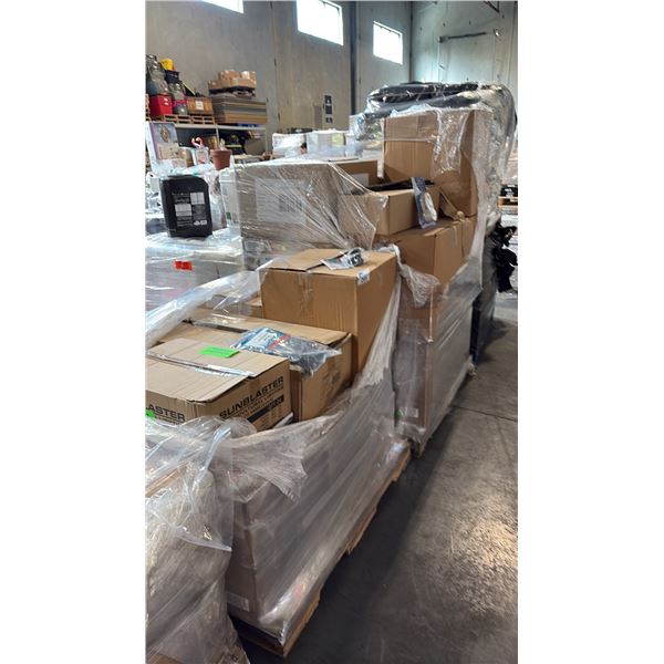 PALLET OF MIXED ITEMS INCL ACTIVE AQUA BASKET DRIP STAKES, HORTICULTURAL LIGHTING ACTIVE AQUA BOTTOM