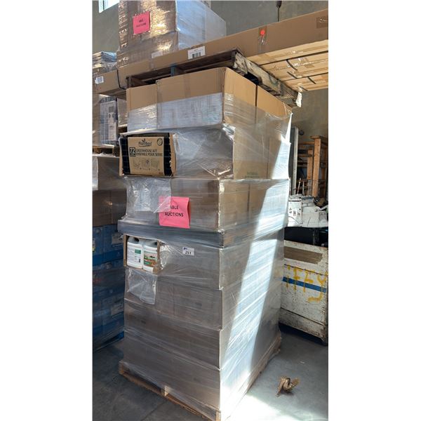 MIXED ITEMS INCL COMMERCIAL BENCH BOXES, BIOFISH 3-1-2 ~36PK, 4/PK AND 72 CELL GREENHOUSE KITA