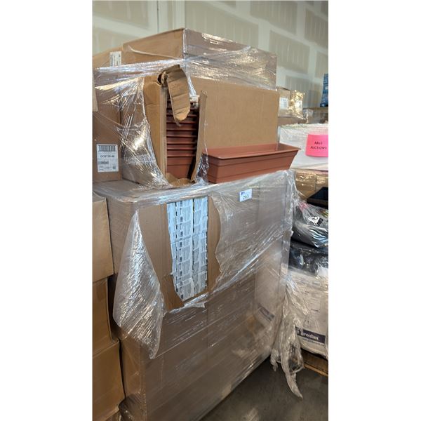 PALLET OF GRODAN GRO BLOCKS & APPROX 50 GROW BOXES