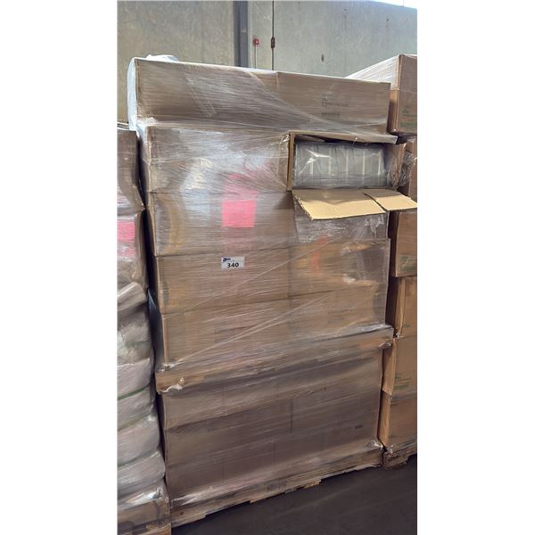 PALLET OF PLASTIC VENTED DOME COVERS & BIO FISH ORGANIC NUTRIENTS