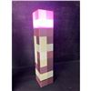 Image 5 : Minecraft Multi-Color Light-Up Wall Torch Lamp - USB-Rechargeable; Multi-Color Effects - New