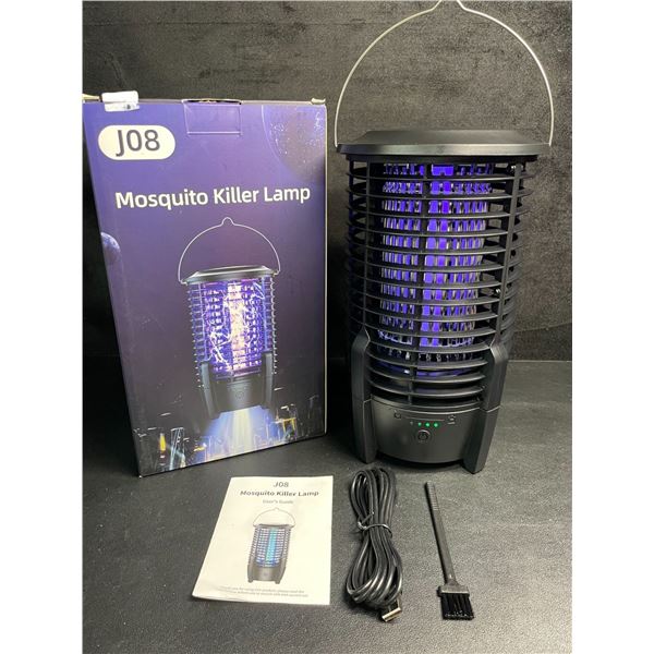 USB-C Rechargeable Electric Solar Bug Zapper/UV Mosquito Killer Lamp; 4200V, Hanging Design - New