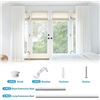 Image 6 : Adjustable Large White Curtain Rod for Windows - Extends from 25" to 38" - New in Box!