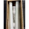 Image 8 : Adjustable Large White Curtain Rod for Windows - Extends from 25" to 38" - New in Box!