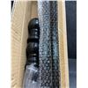 Image 6 : Adjustable Large Black Curtain Rod for Windows - Extends from 25" to 52" - New in Box!