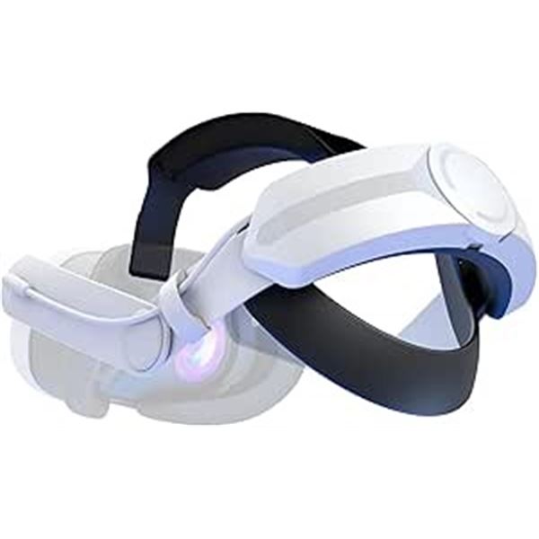 AUBIKA Fast-Charging Excellence Head Strap for VR Meta Quest 3 w/ Built-In 8000mAh Battery - New