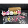 Image 1 : 12PC Hello Kitty & Friends Squishies/Keychains/Sticker Set - New in Box
