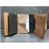 Image 3 : Afshab Men's Tan Leather Bi-Fold Wallet - New in Box