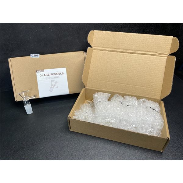 2 Boxes (6PCS Each) Replacement Glass Bowls for Bongs/Pipes etc. Heat-Resistant Glass Bowls - New