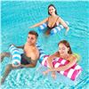 Image 1 : 3-Pack of Inflatable Pool Float Hammocks/Water Hammocks for Lounging - New