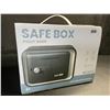 Image 3 : Safe Box/Keepsake Locking Box with Key/Passcode (Black) Money Safe/Piggy Bank Box - New