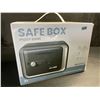 Image 3 : Safe Box/Keepsake Locking Box with Key/Passcode (Black) Money Safe/Piggy Bank Box - New