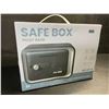 Image 3 : Safe Box/Keepsake Locking Box with Key/Passcode (Black) Money Safe/Piggy Bank Box - New