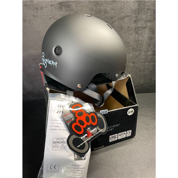 Triple Eight Dual Certified Multi-Sport Helmet - Size S/M - Red/Black - New with Tags!