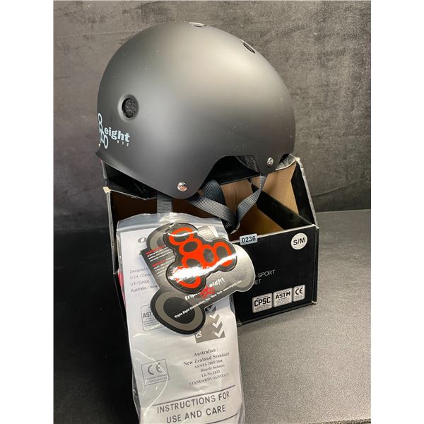 Triple Eight Dual Certified Multi-Sport Helmet - Size S/M - Red/Black - New with Tags!
