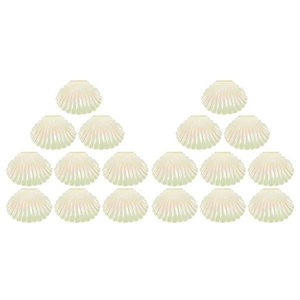 2 Packs (10PCS Each) Seashell Candy Boxes/Plastic Seashell Containers - New