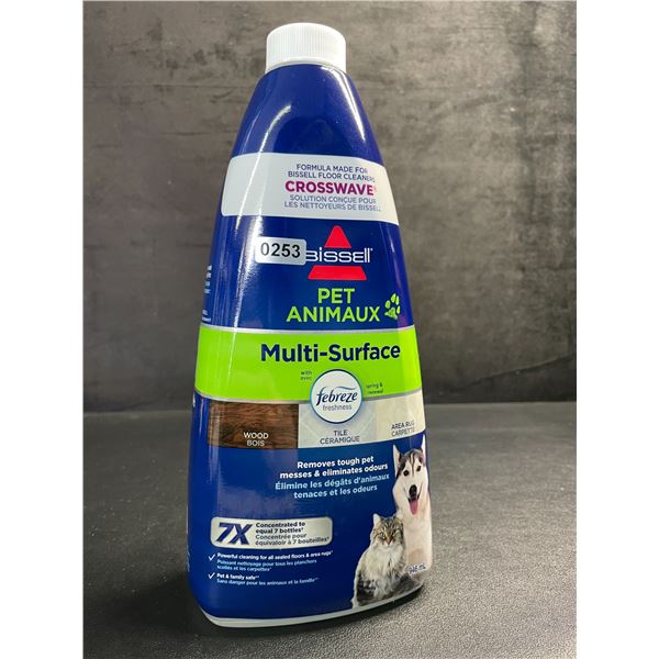 BISSELL Pet Multi-Surface Carpet Cleaner (946ml) Removes Tough Pet Messes/Odours - New
