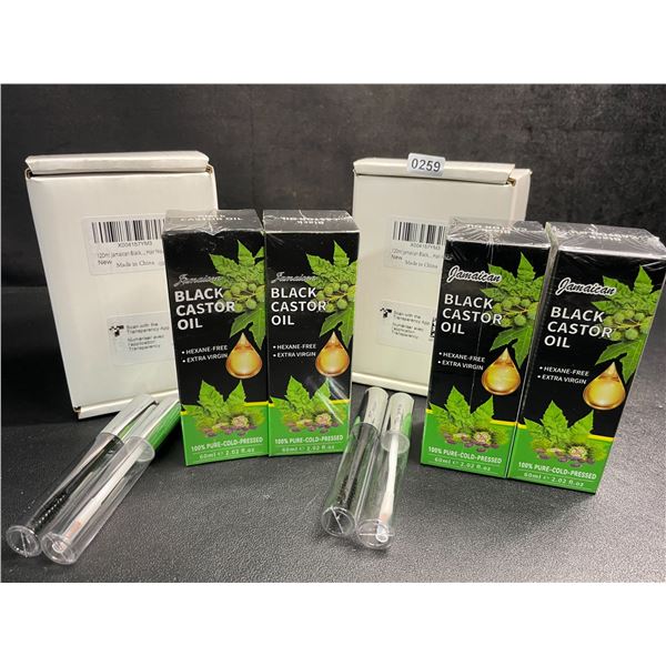 4 Boxes of Jamaican Black Castor Oil (60ml) 100% Pure-Cold-Pressed - New Sealed