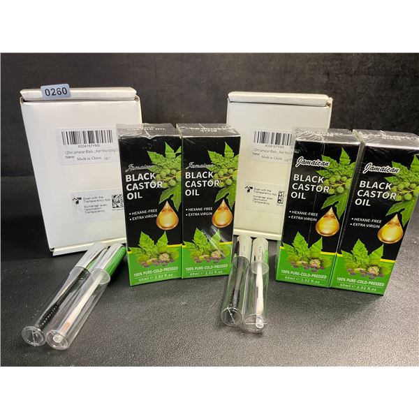 4 Boxes of Jamaican Black Castor Oil (60ml) 100% Pure-Cold-Pressed - New Sealed