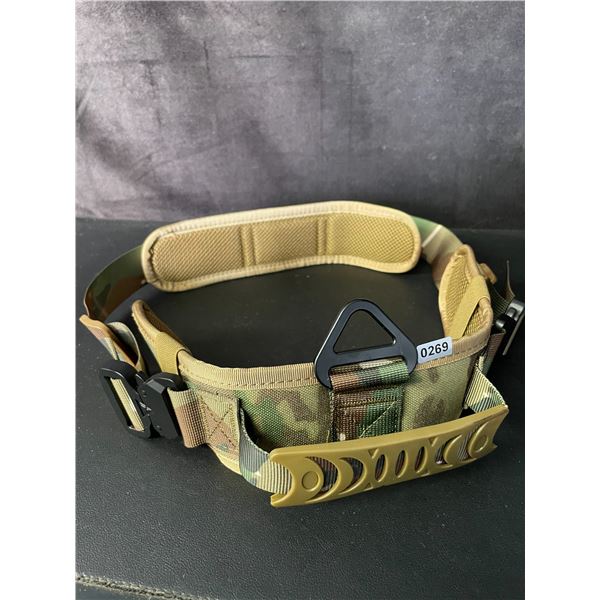 Tactical Dog Collar/Heavy-Duty Dog Collar for Large Dogs - Camo Design - New