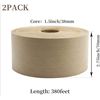 Image 3 : 2 Rolls of Reinforced Water Activated Tamper-Proof Shipping Tape (2.75" x 380FT) Heavy Duty - New
